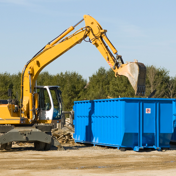 can i choose the location where the residential dumpster will be placed in Mcminnville